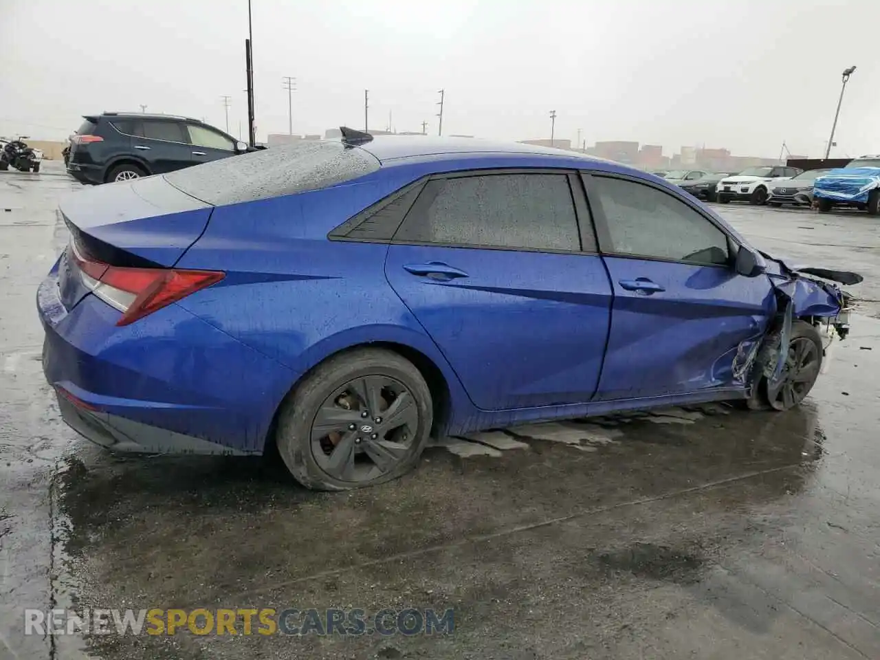 3 Photograph of a damaged car 5NPLM4AG9MH018106 HYUNDAI ELANTRA 2021