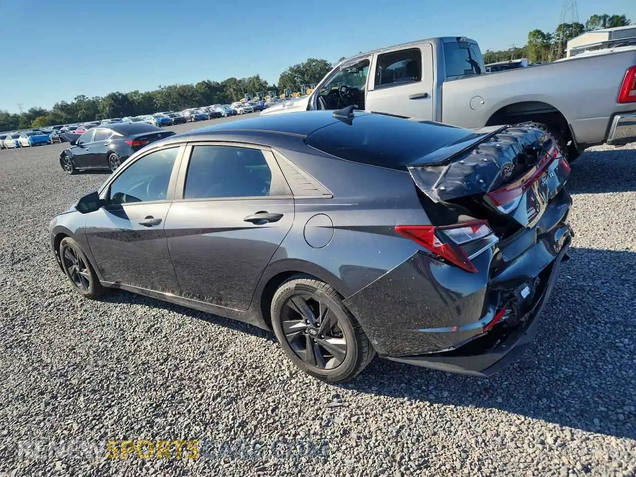 2 Photograph of a damaged car 5NPLM4AG9MH025671 HYUNDAI ELANTRA 2021