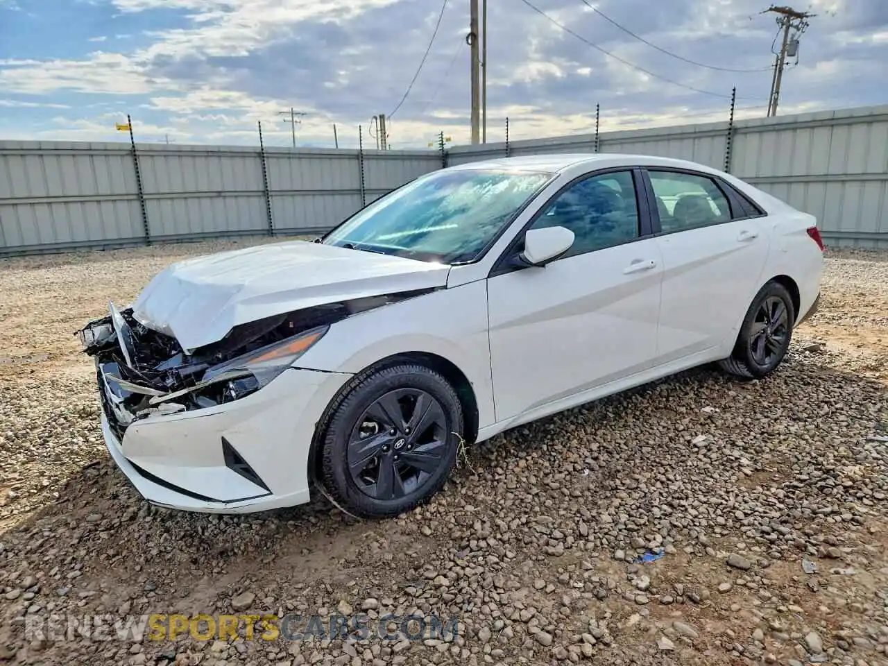 1 fotografías del automóvil dañado 5NPLM4AG9MH025847 HYUNDAI ELANTRA 2021