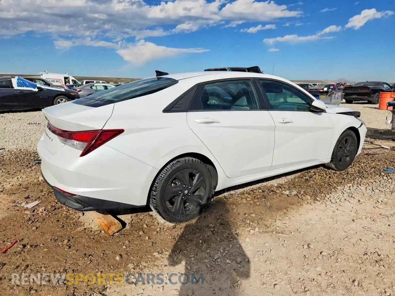 3 fotografías del automóvil dañado 5NPLM4AG9MH025847 HYUNDAI ELANTRA 2021