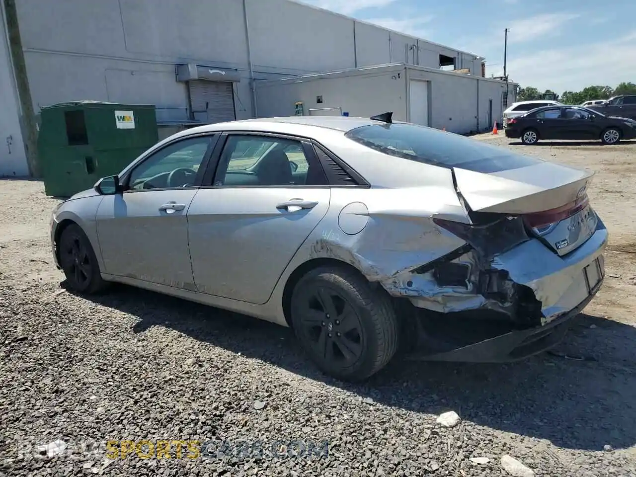 2 Photograph of a damaged car 5NPLM4AG9MH026481 HYUNDAI ELANTRA 2021