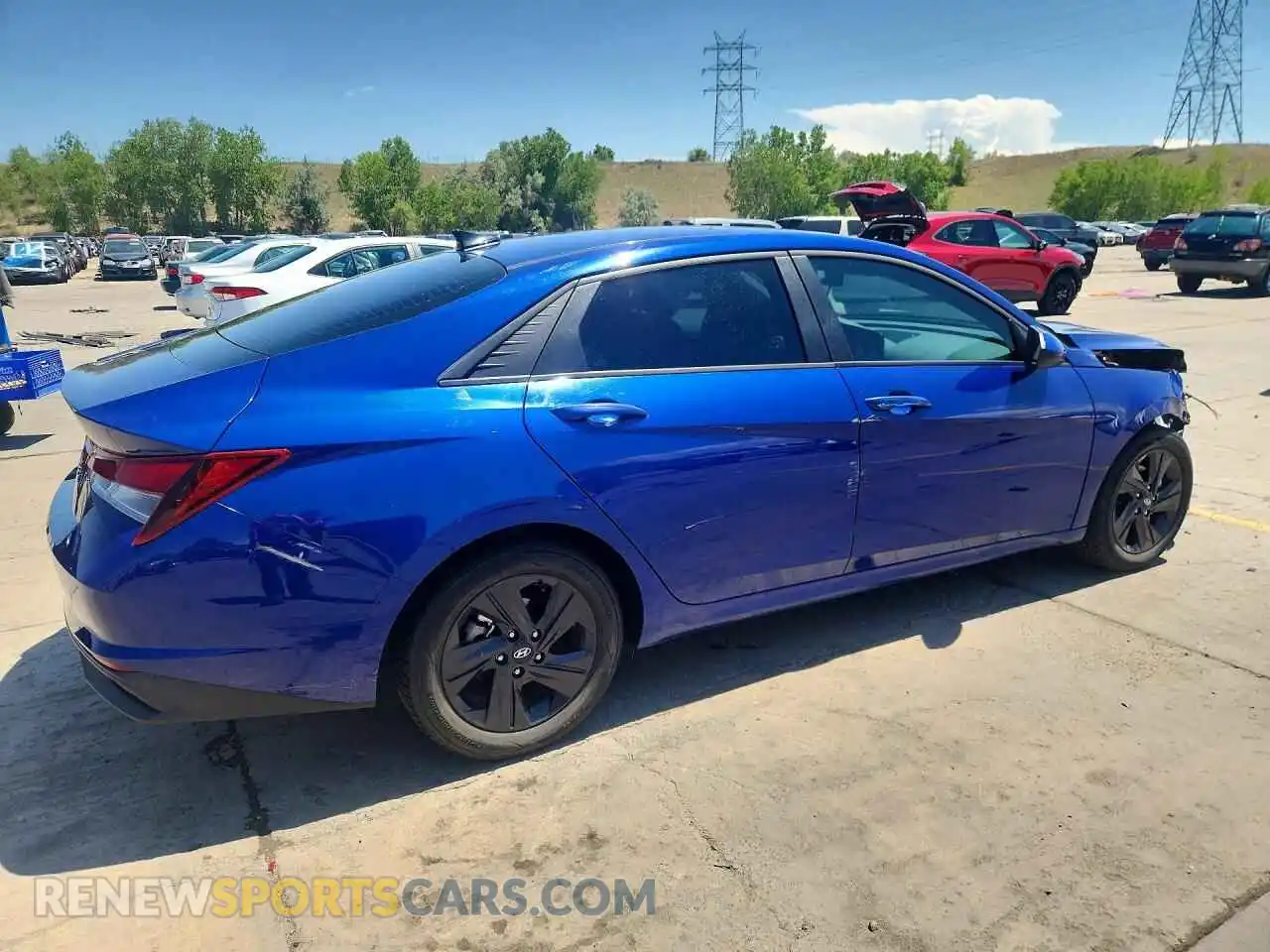 3 Photograph of a damaged car 5NPLM4AGXMH000441 HYUNDAI ELANTRA 2021