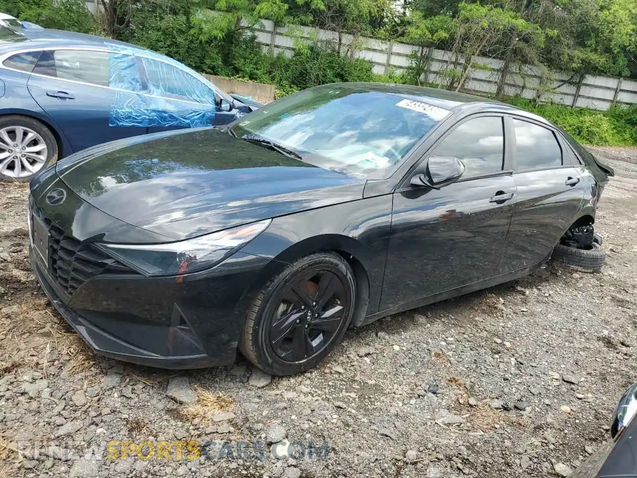 1 Photograph of a damaged car 5NPLM4AGXMH008524 HYUNDAI ELANTRA 2021