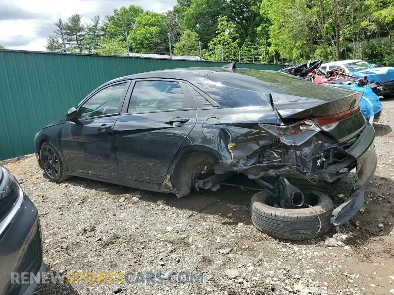 2 Photograph of a damaged car 5NPLM4AGXMH008524 HYUNDAI ELANTRA 2021