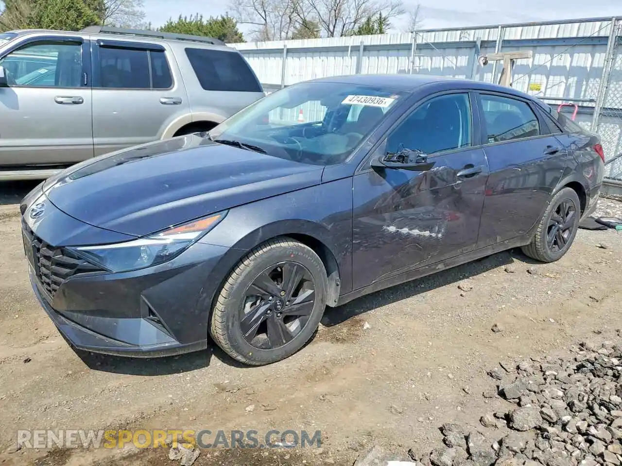 1 Photograph of a damaged car 5NPLM4AGXMH008555 HYUNDAI ELANTRA 2021