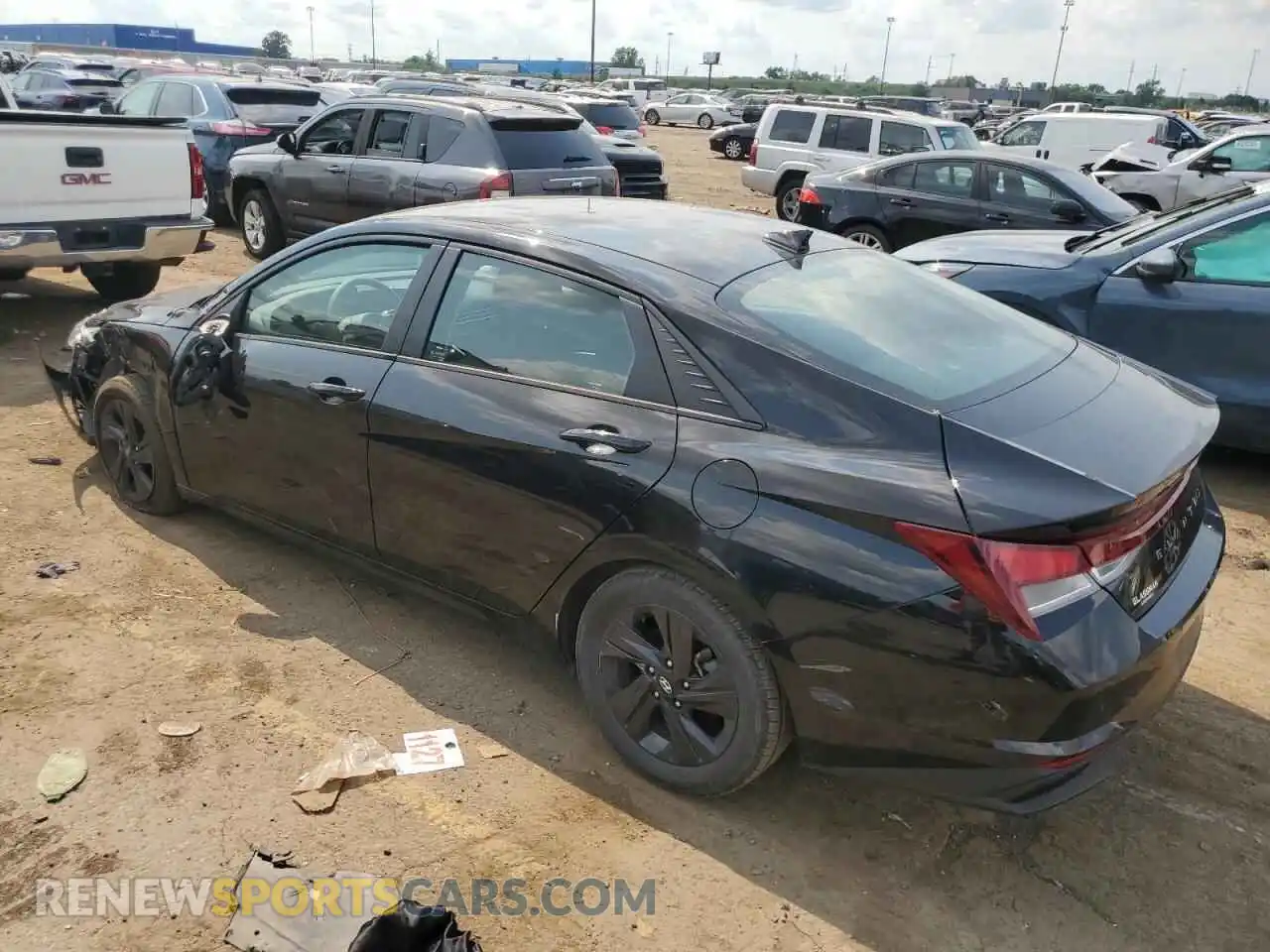 2 Photograph of a damaged car 5NPLM4AGXMH010046 HYUNDAI ELANTRA 2021
