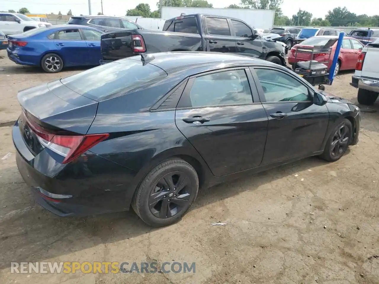 3 Photograph of a damaged car 5NPLM4AGXMH010046 HYUNDAI ELANTRA 2021