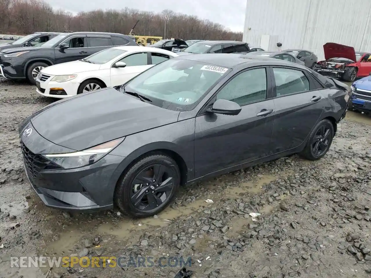 1 Photograph of a damaged car 5NPLM4AGXMH018521 HYUNDAI ELANTRA 2021