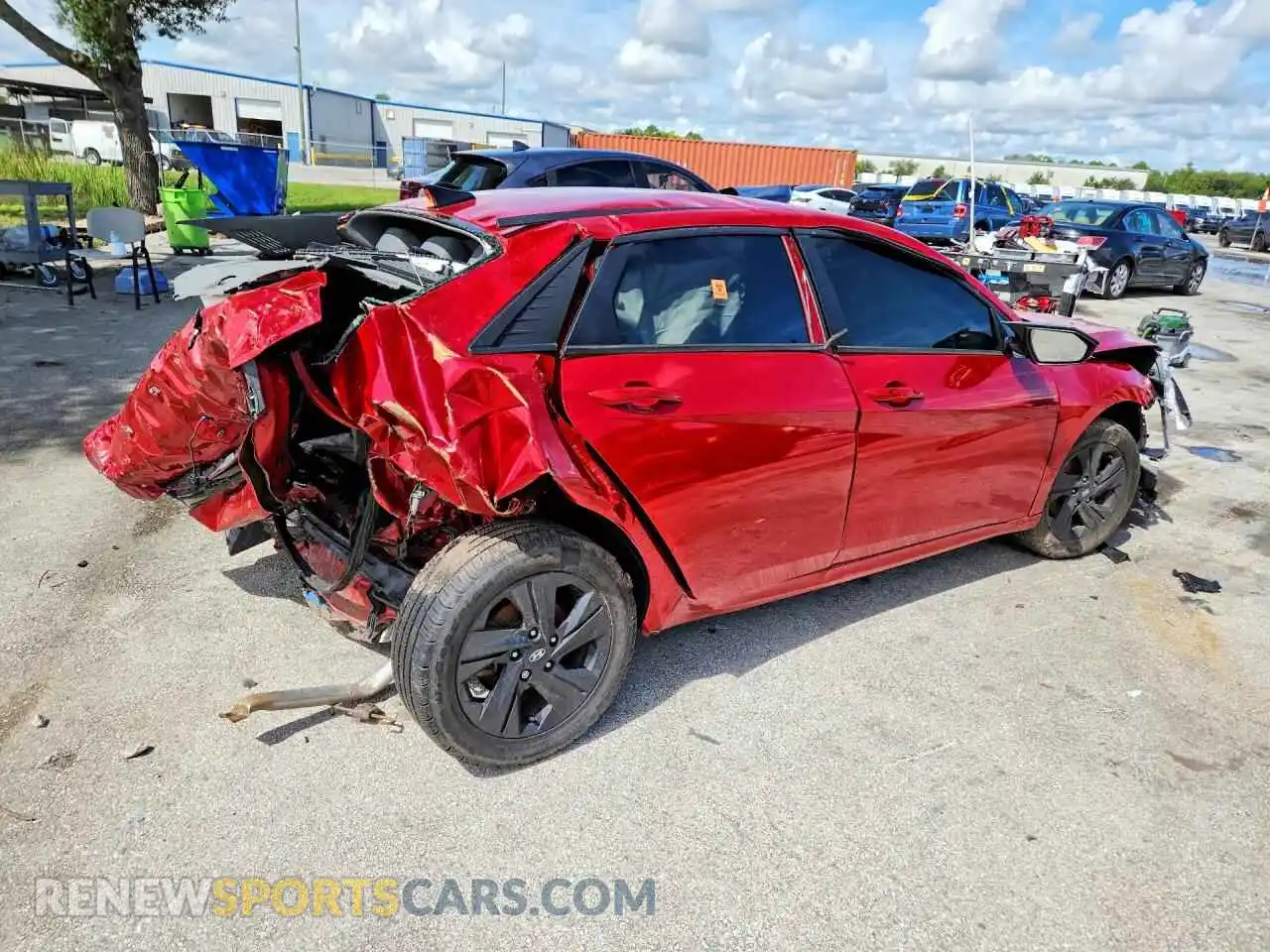 3 Фотография поврежденного автомобиля 5NPLM4AGXMH020379 HYUNDAI ELANTRA 2021