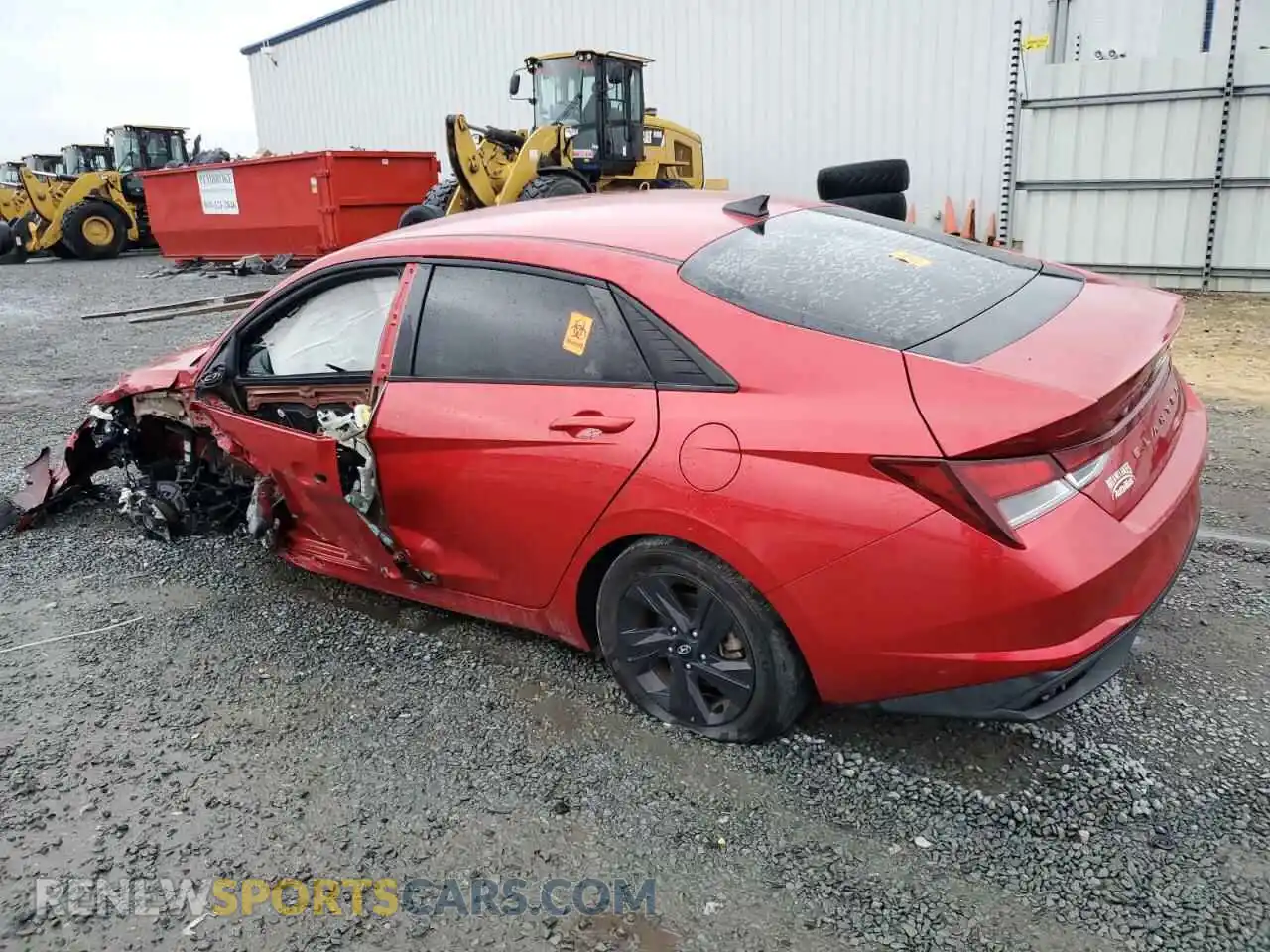 2 Photograph of a damaged car 5NPLM4AGXMH021662 HYUNDAI ELANTRA 2021