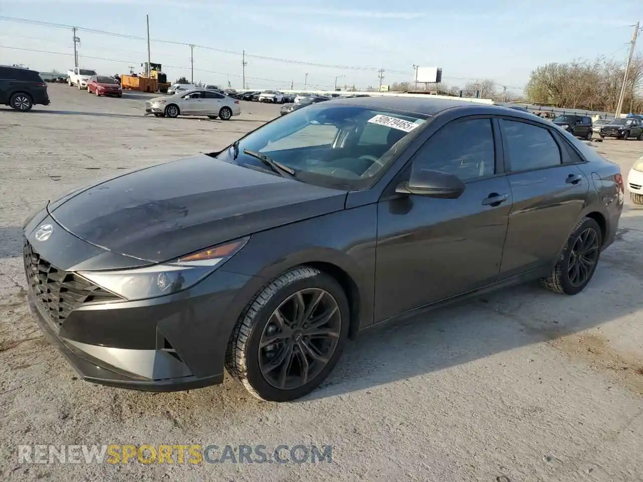 1 Photograph of a damaged car 5NPLM4AGXMH025713 HYUNDAI ELANTRA 2021