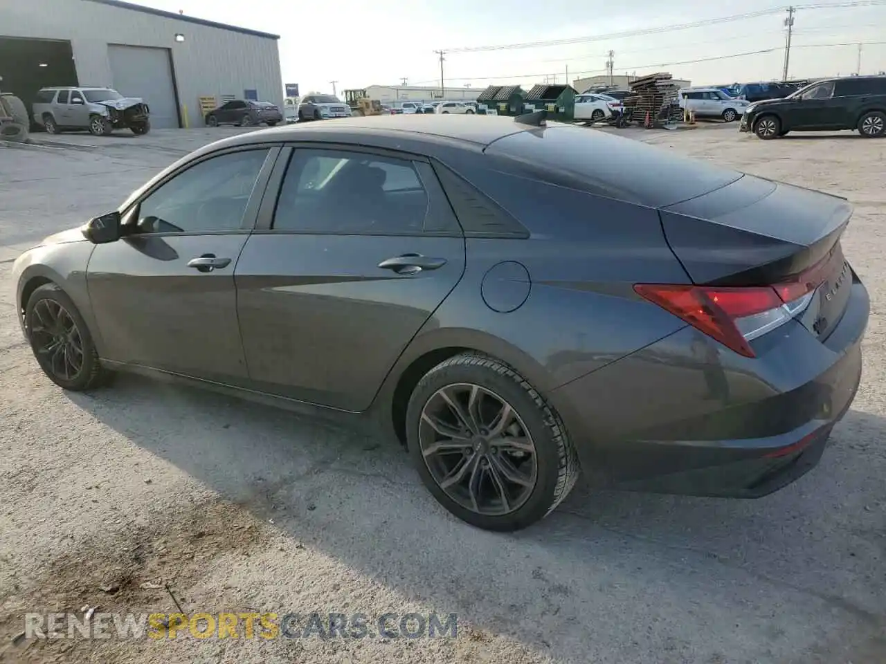 2 Photograph of a damaged car 5NPLM4AGXMH025713 HYUNDAI ELANTRA 2021