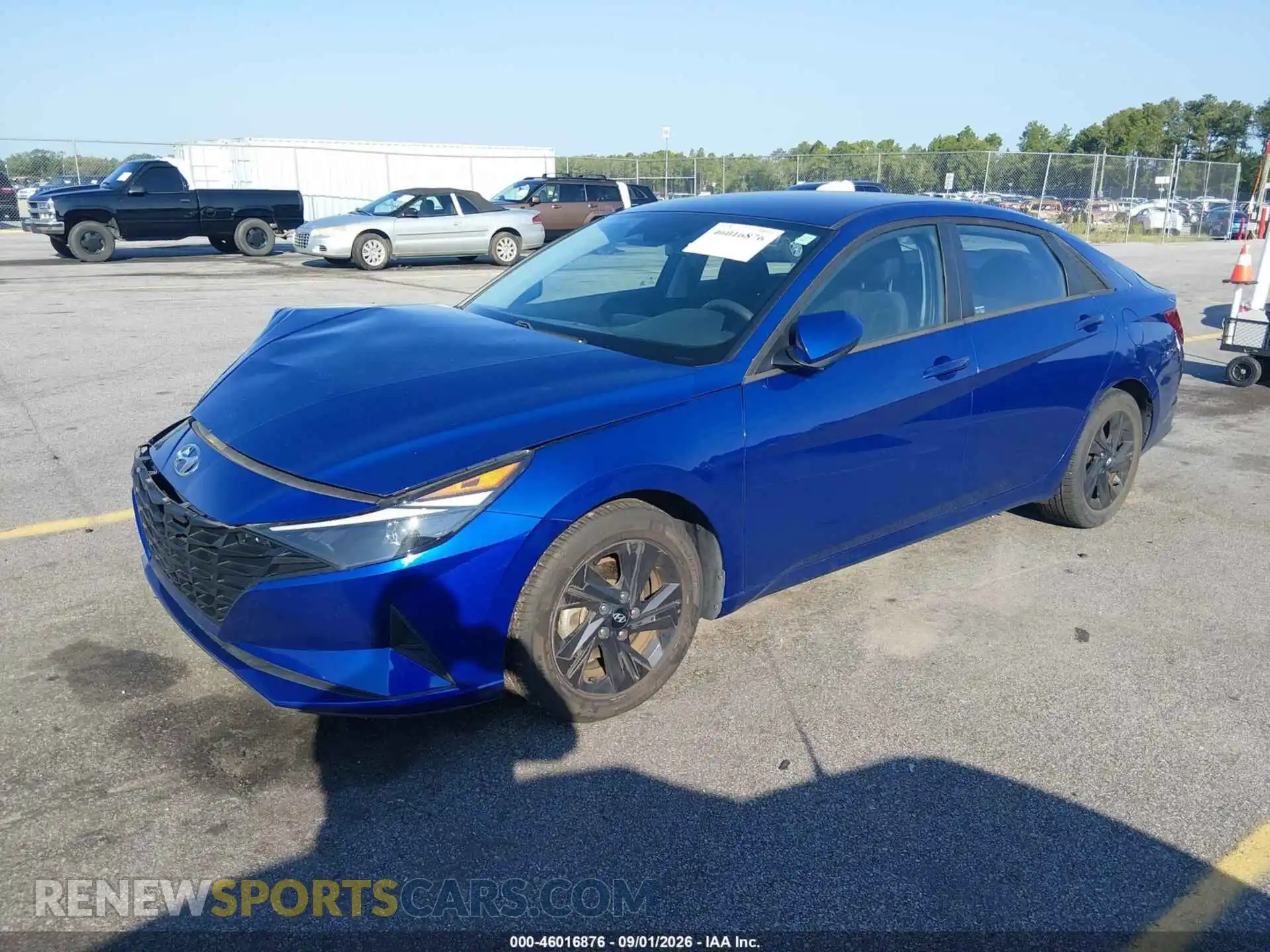 2 Photograph of a damaged car 5NPLM4AGXMH027168 HYUNDAI ELANTRA 2021