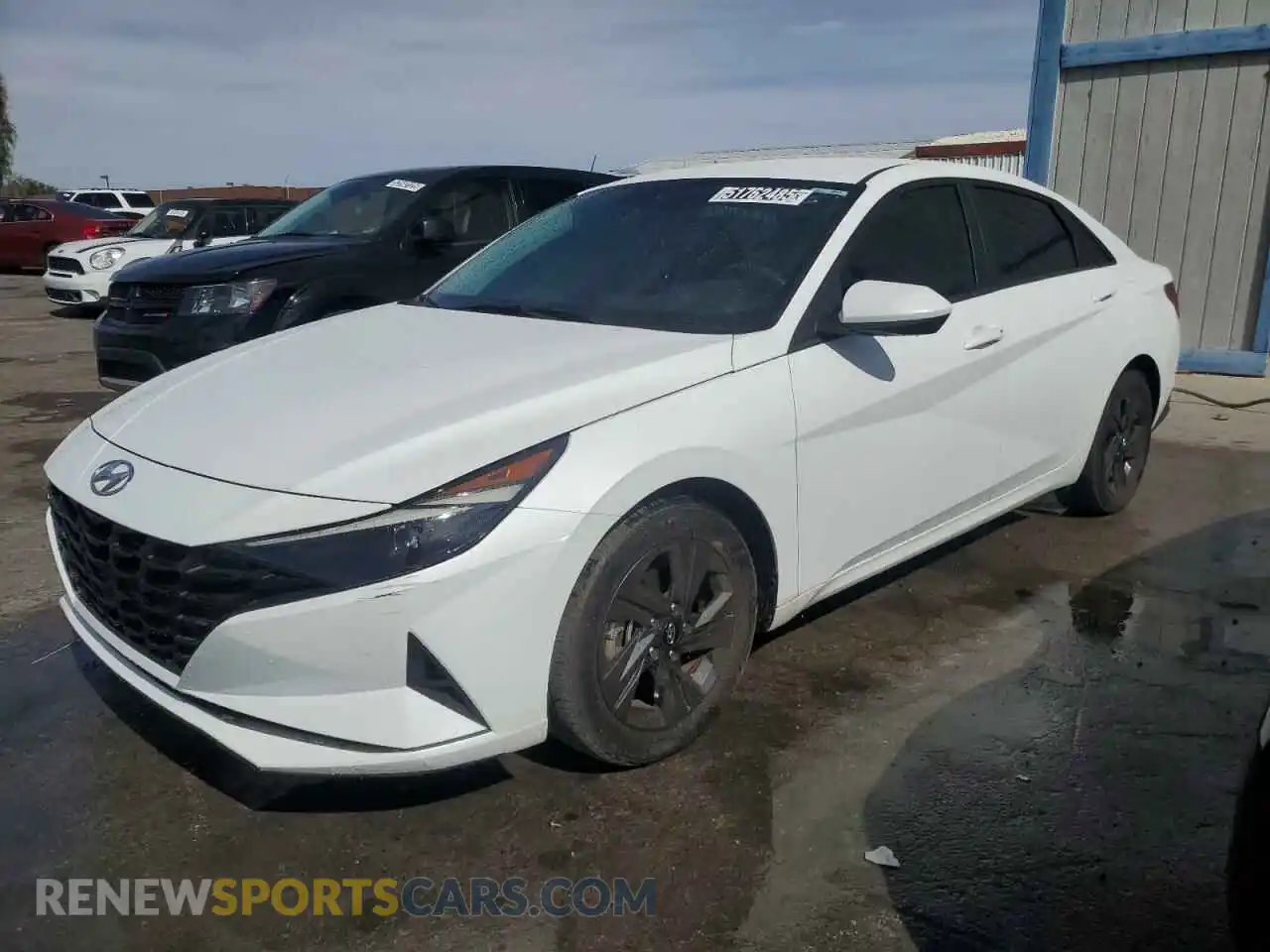 1 Photograph of a damaged car 5NPLM4AGXMH038834 HYUNDAI ELANTRA 2021