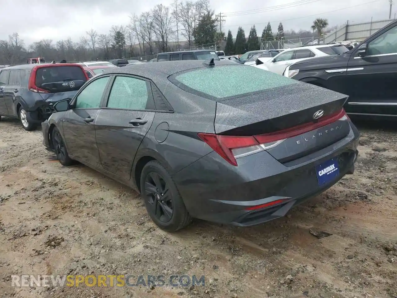 2 Photograph of a damaged car 5NPLM4AGXMH047713 HYUNDAI ELANTRA 2021