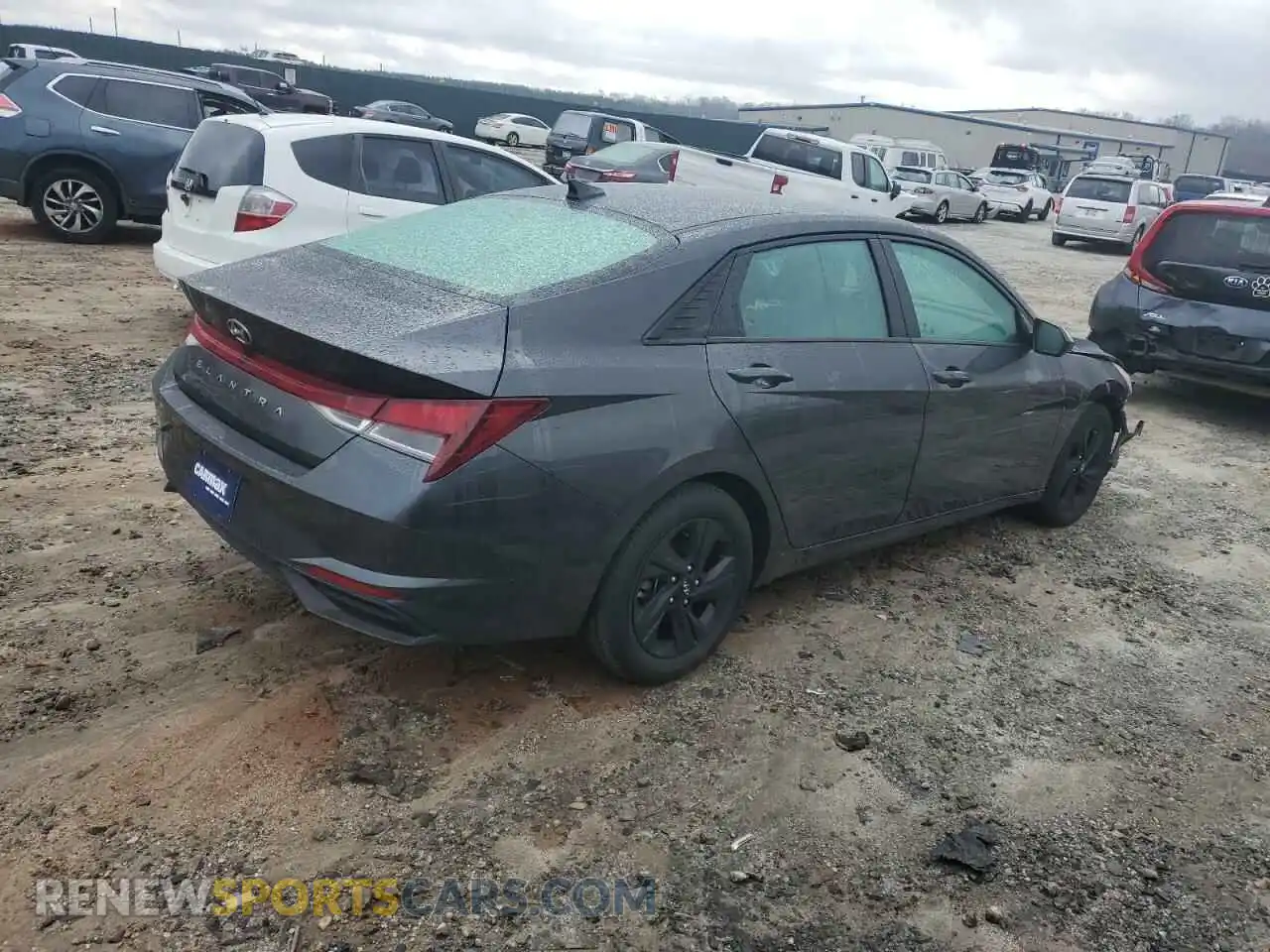 3 Photograph of a damaged car 5NPLM4AGXMH047713 HYUNDAI ELANTRA 2021