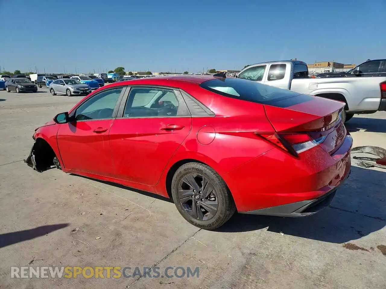 2 Photograph of a damaged car 5NPLM4AGXMH052104 HYUNDAI ELANTRA 2021