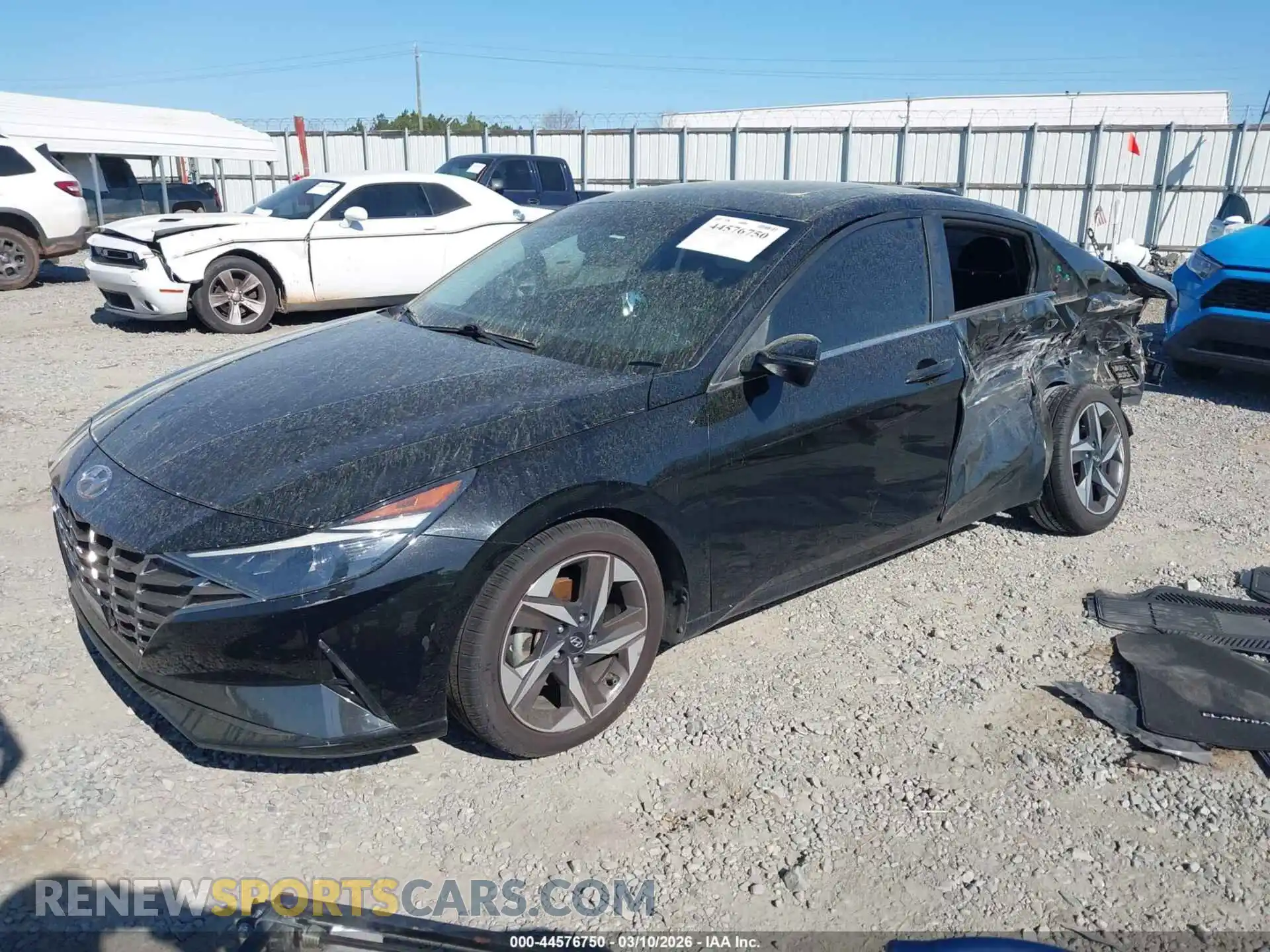 2 Photograph of a damaged car 5NPLN4AG0MH006374 HYUNDAI ELANTRA 2021