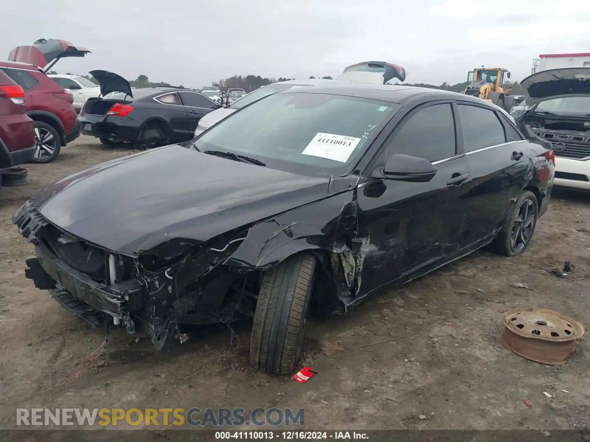 2 Photograph of a damaged car 5NPLN4AG0MH026771 HYUNDAI ELANTRA 2021