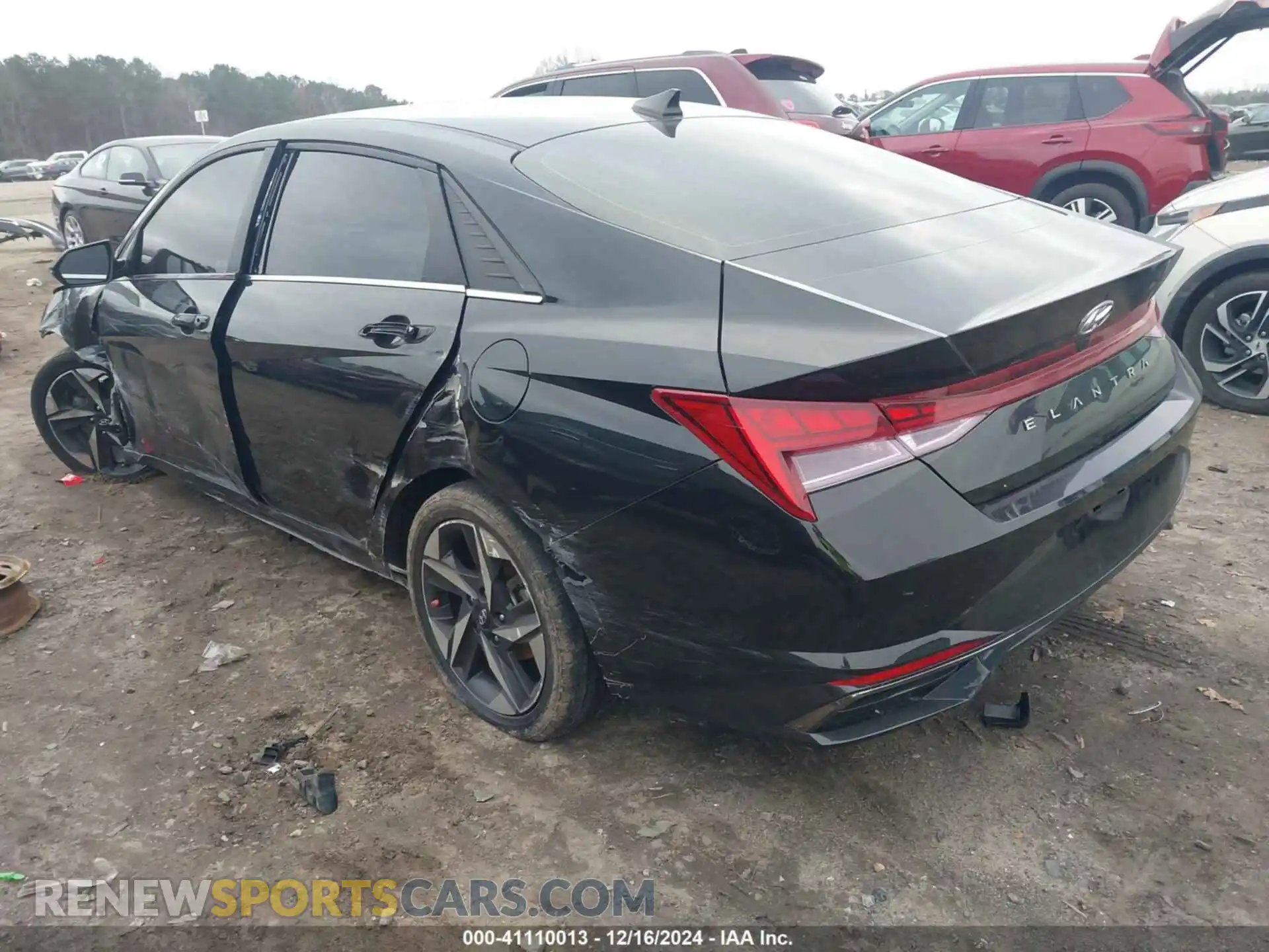 3 Photograph of a damaged car 5NPLN4AG0MH026771 HYUNDAI ELANTRA 2021
