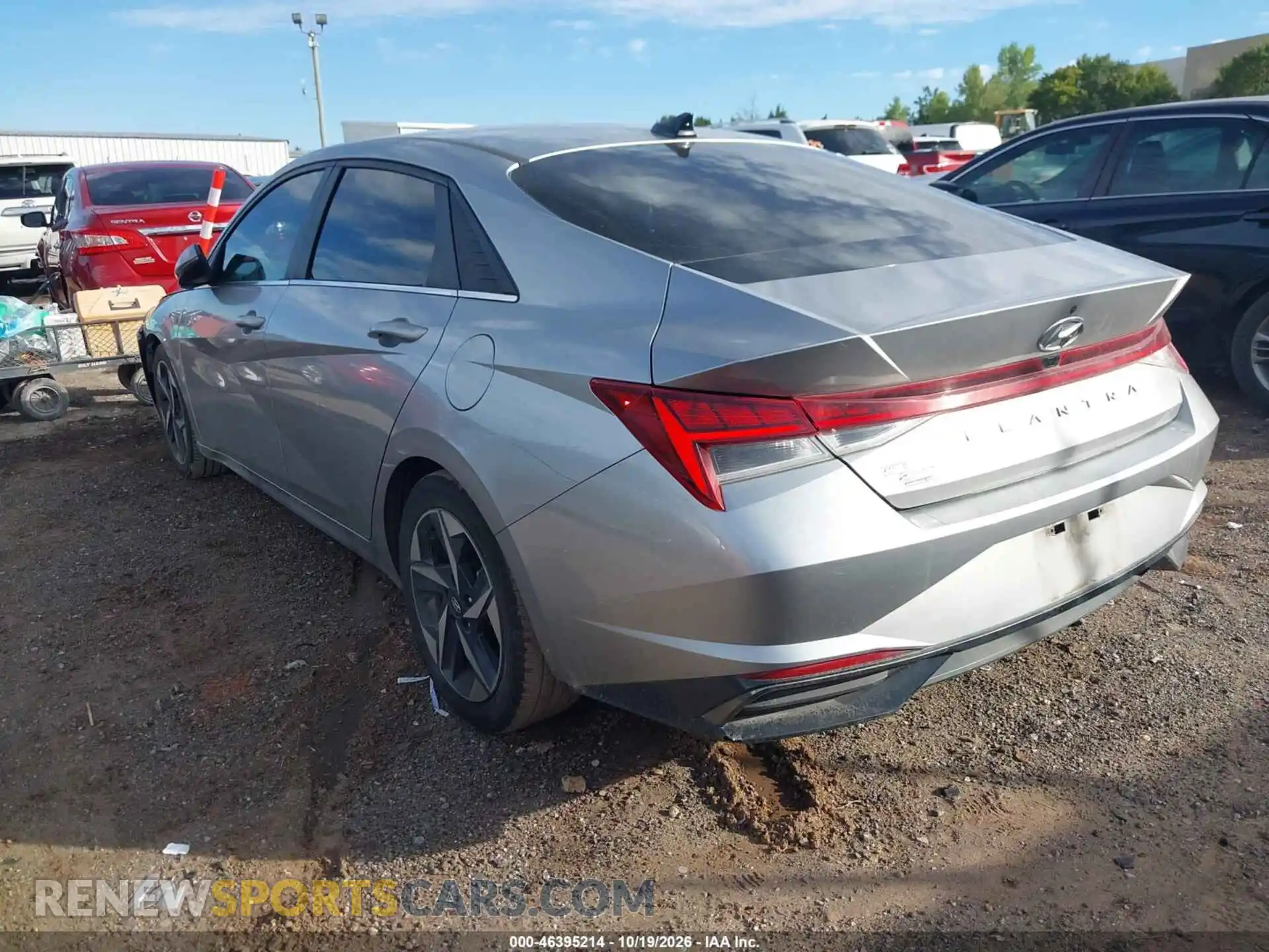 3 Photograph of a damaged car 5NPLN4AG0MH035695 HYUNDAI ELANTRA 2021