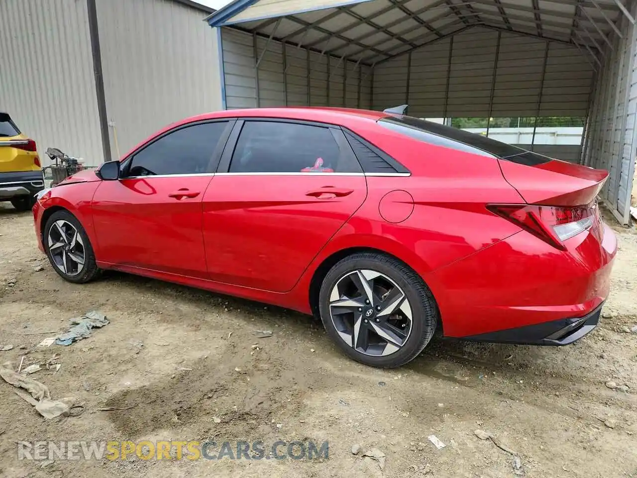2 Photograph of a damaged car 5NPLN4AG0MH043618 HYUNDAI ELANTRA 2021