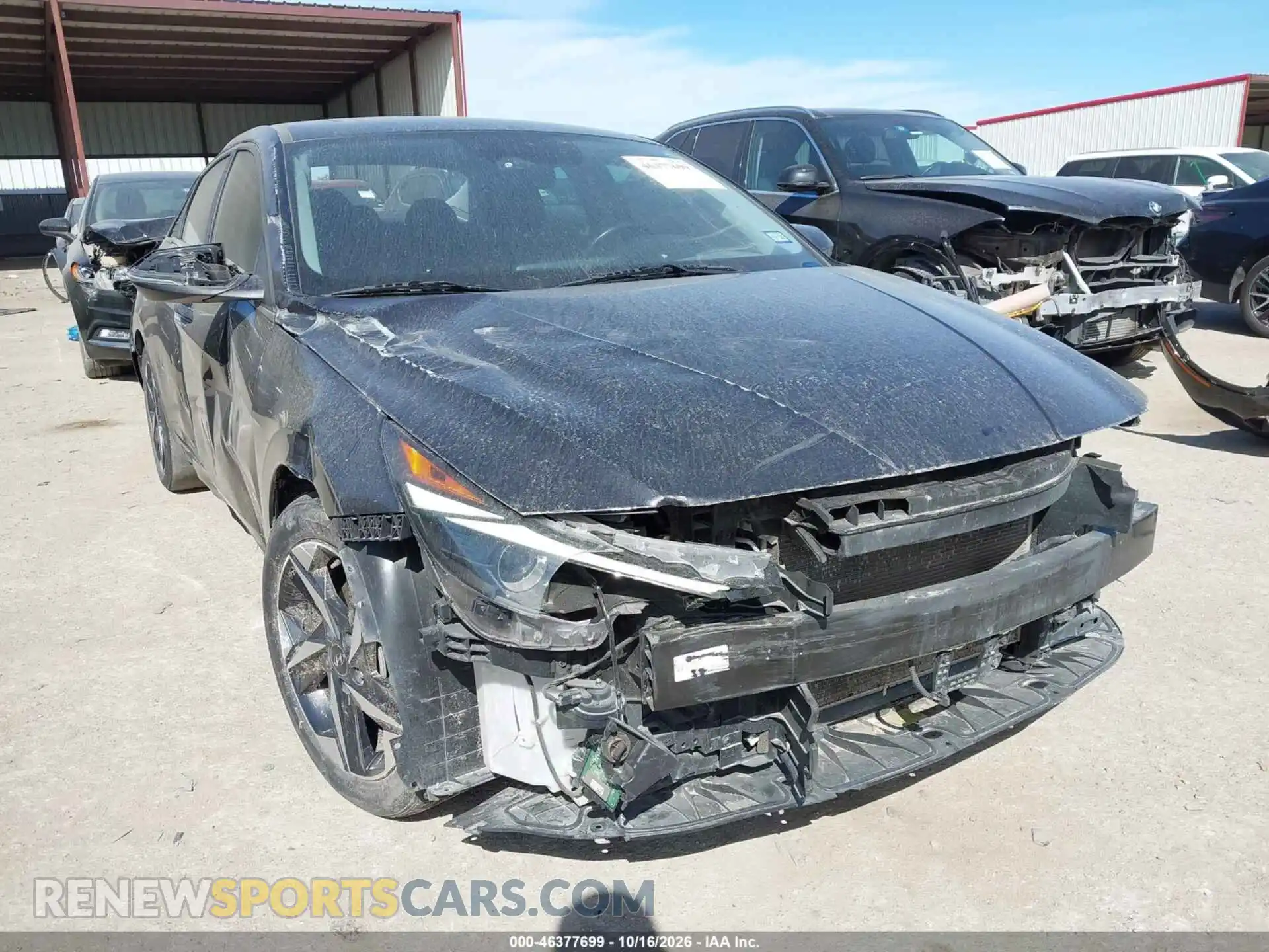 1 Photograph of a damaged car 5NPLN4AG1MH024091 HYUNDAI ELANTRA 2021