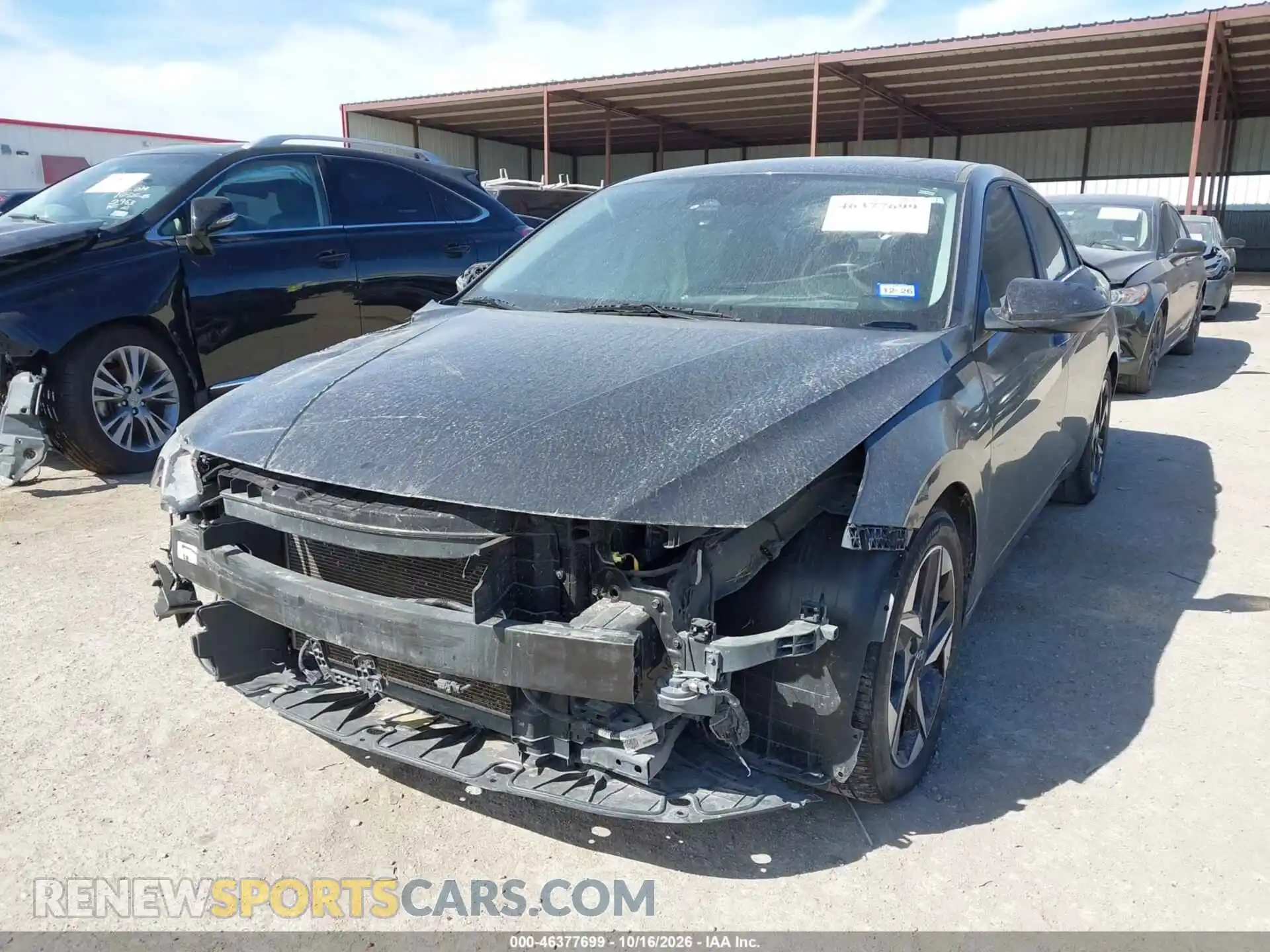 2 Photograph of a damaged car 5NPLN4AG1MH024091 HYUNDAI ELANTRA 2021