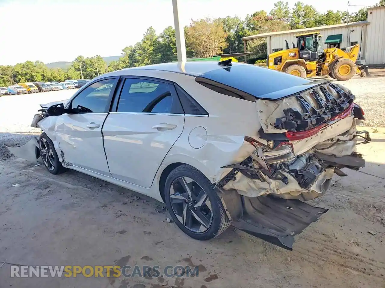 2 Photograph of a damaged car 5NPLN4AG2MH012421 HYUNDAI ELANTRA 2021