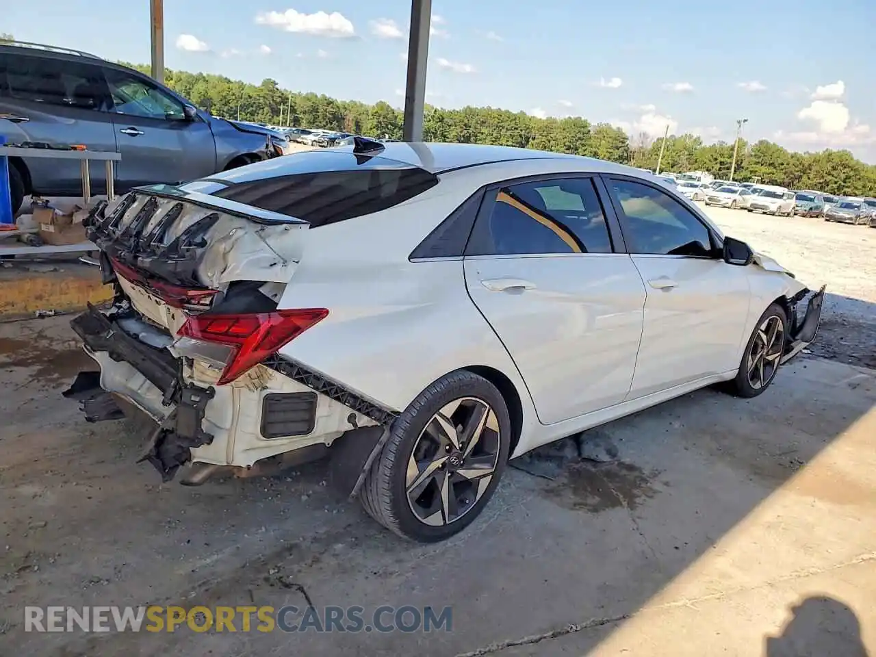 3 Photograph of a damaged car 5NPLN4AG2MH012421 HYUNDAI ELANTRA 2021
