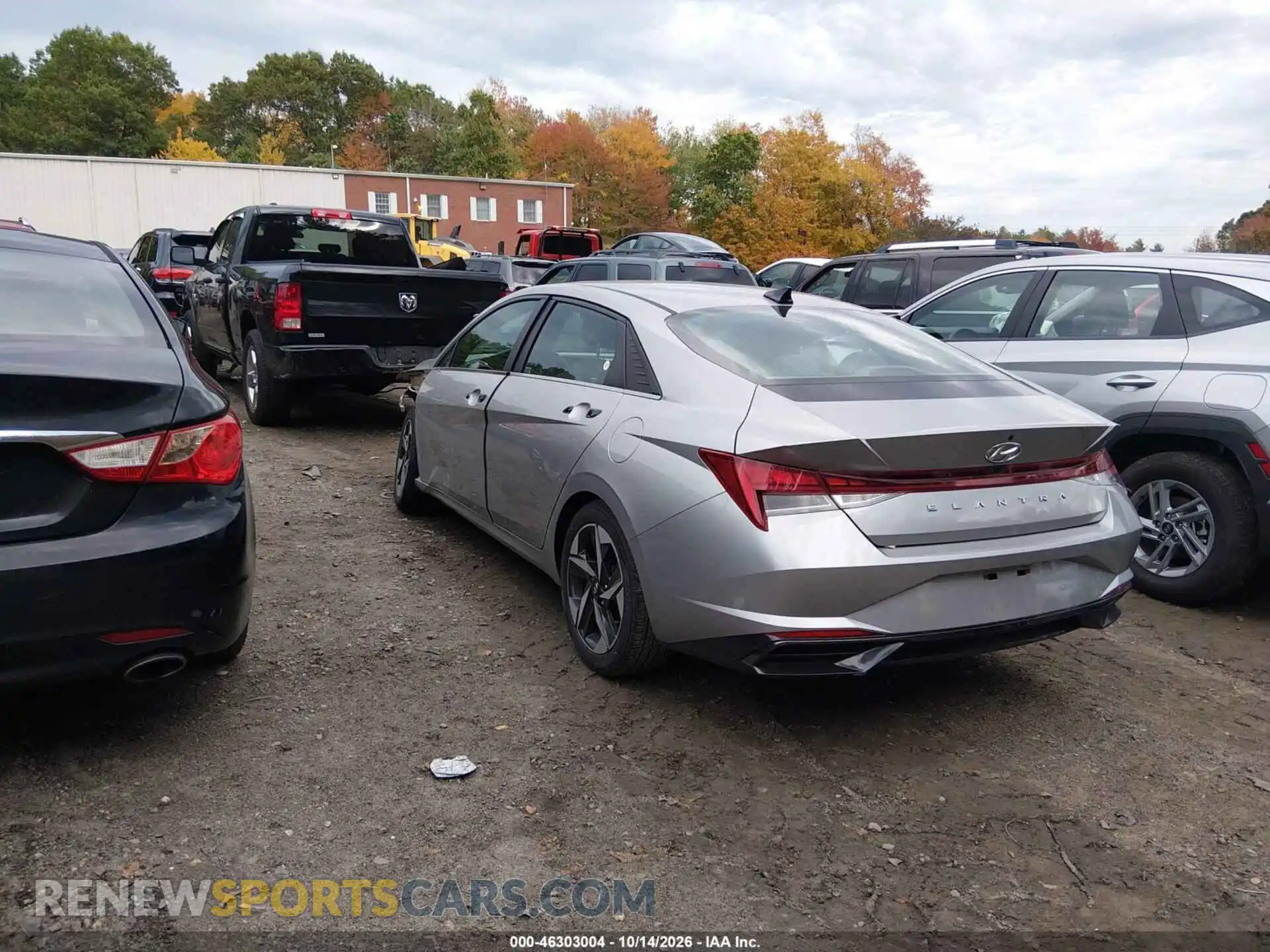 3 Photograph of a damaged car 5NPLN4AG2MH014296 HYUNDAI ELANTRA 2021