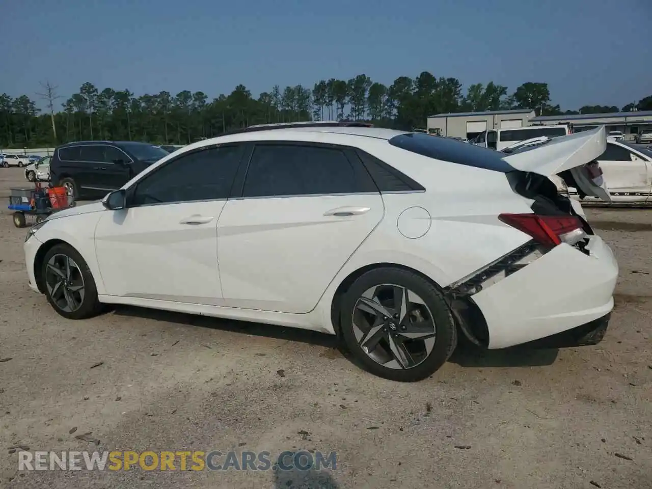 2 Photograph of a damaged car 5NPLN4AG2MH023290 HYUNDAI ELANTRA 2021