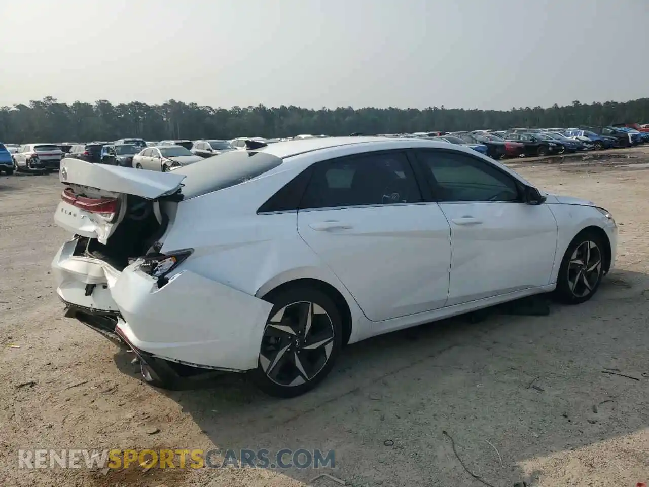 3 Photograph of a damaged car 5NPLN4AG2MH023290 HYUNDAI ELANTRA 2021