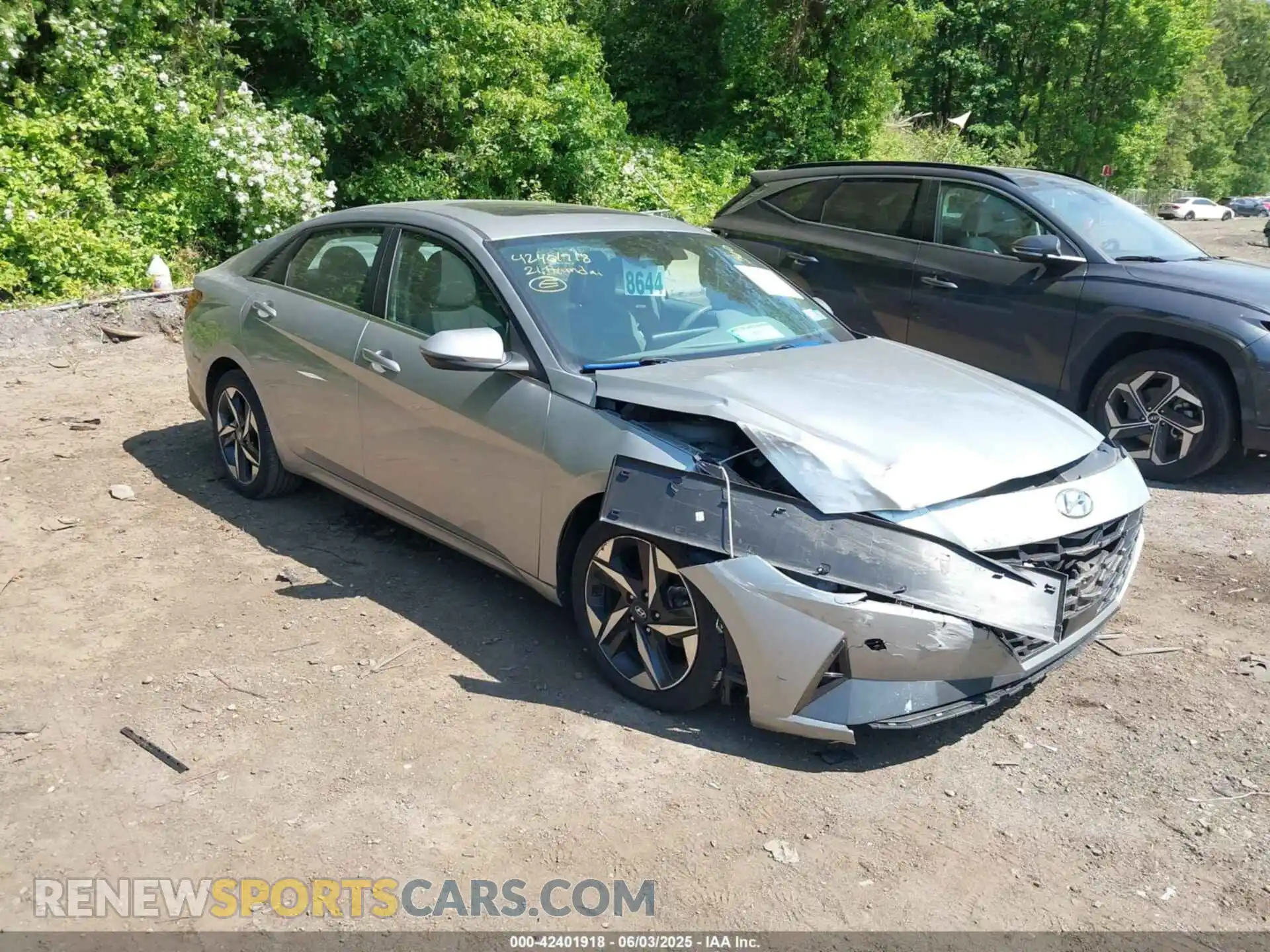1 Photograph of a damaged car 5NPLN4AG2MH025301 HYUNDAI ELANTRA 2021