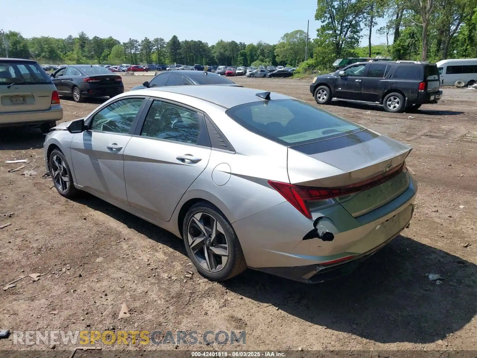 3 Photograph of a damaged car 5NPLN4AG2MH025301 HYUNDAI ELANTRA 2021