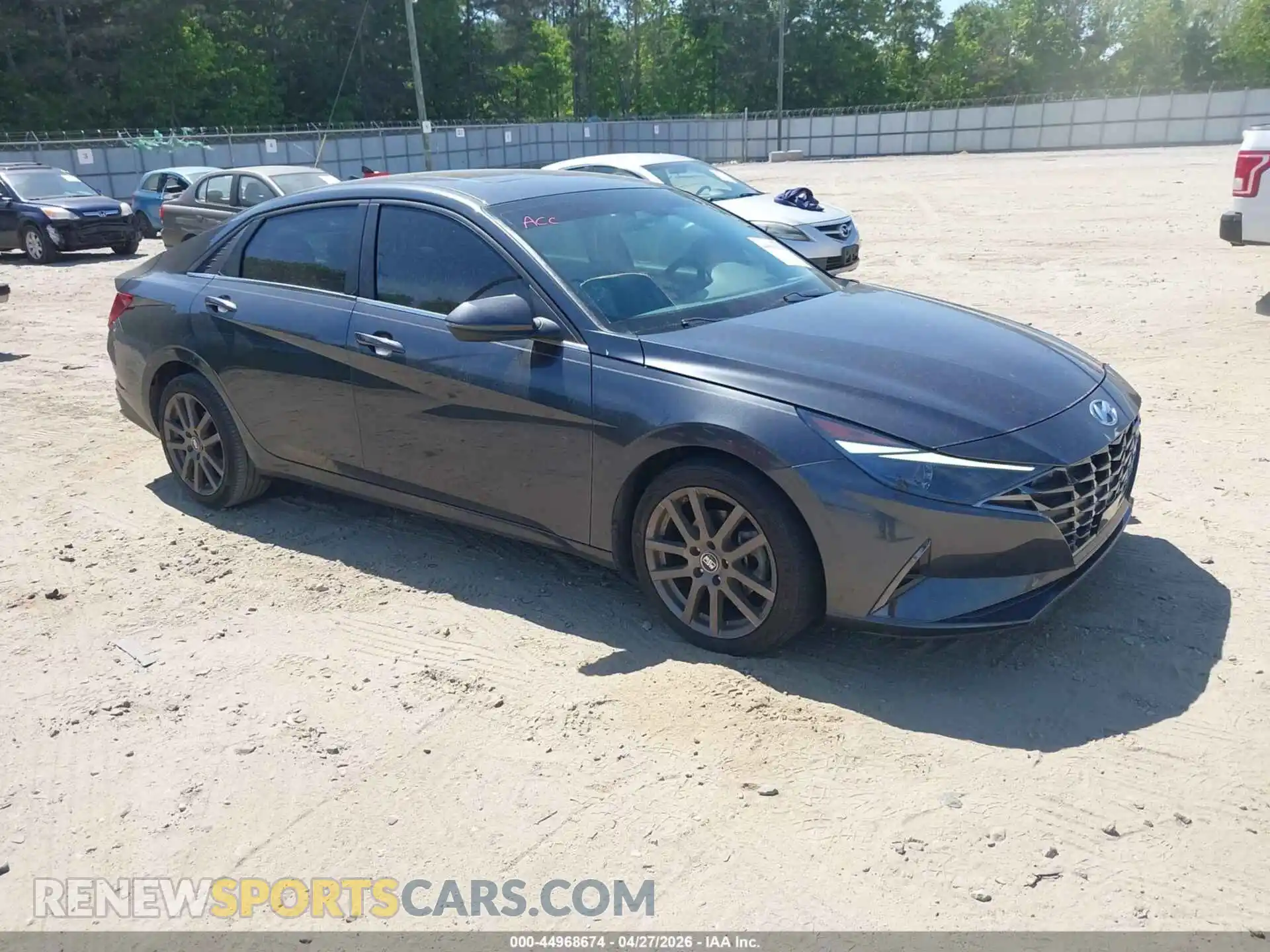 1 Photograph of a damaged car 5NPLN4AG3MH007549 HYUNDAI ELANTRA 2021