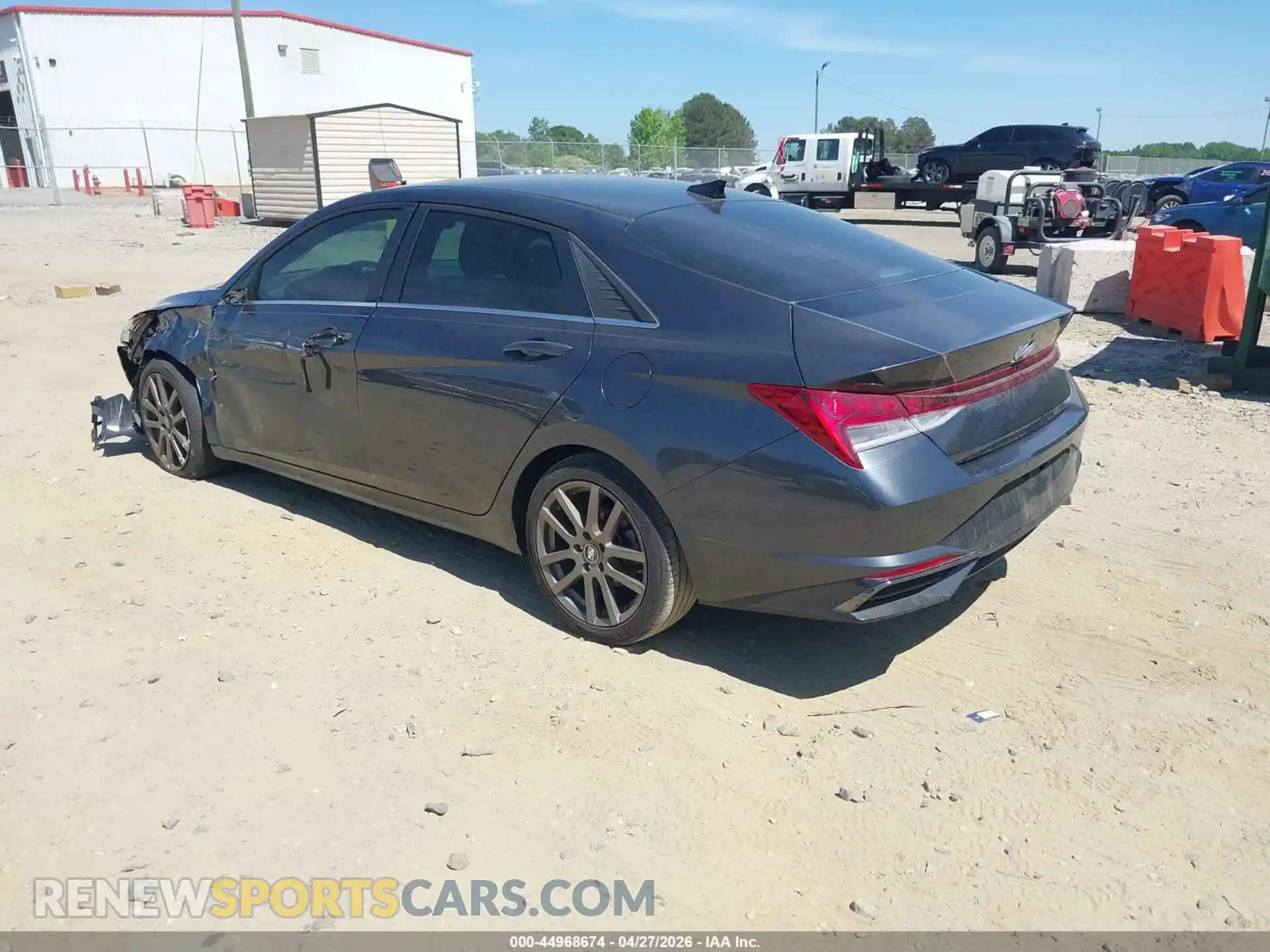3 Photograph of a damaged car 5NPLN4AG3MH007549 HYUNDAI ELANTRA 2021
