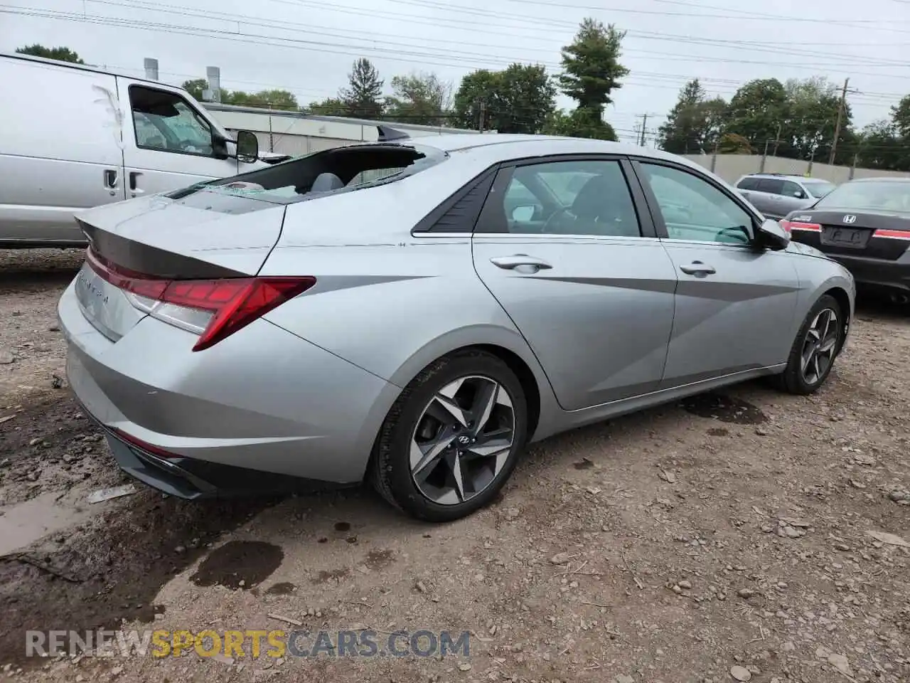 3 Photograph of a damaged car 5NPLN4AG3MH026473 HYUNDAI ELANTRA 2021