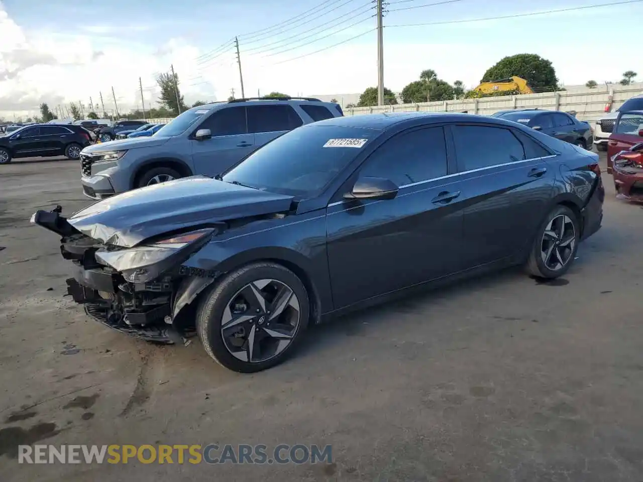 1 Фотография поврежденного автомобиля 5NPLN4AG4MH024604 HYUNDAI ELANTRA 2021