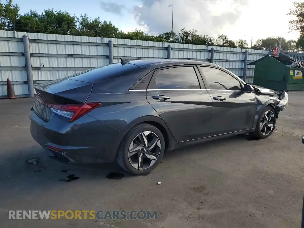 3 Фотография поврежденного автомобиля 5NPLN4AG4MH024604 HYUNDAI ELANTRA 2021