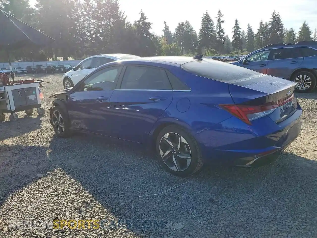 2 Photograph of a damaged car 5NPLN4AG4MH025350 HYUNDAI ELANTRA 2021