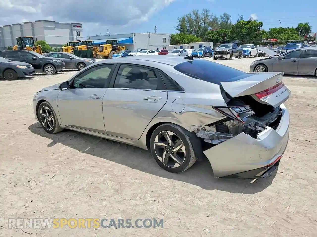 2 Photograph of a damaged car 5NPLN4AG5MH012753 HYUNDAI ELANTRA 2021