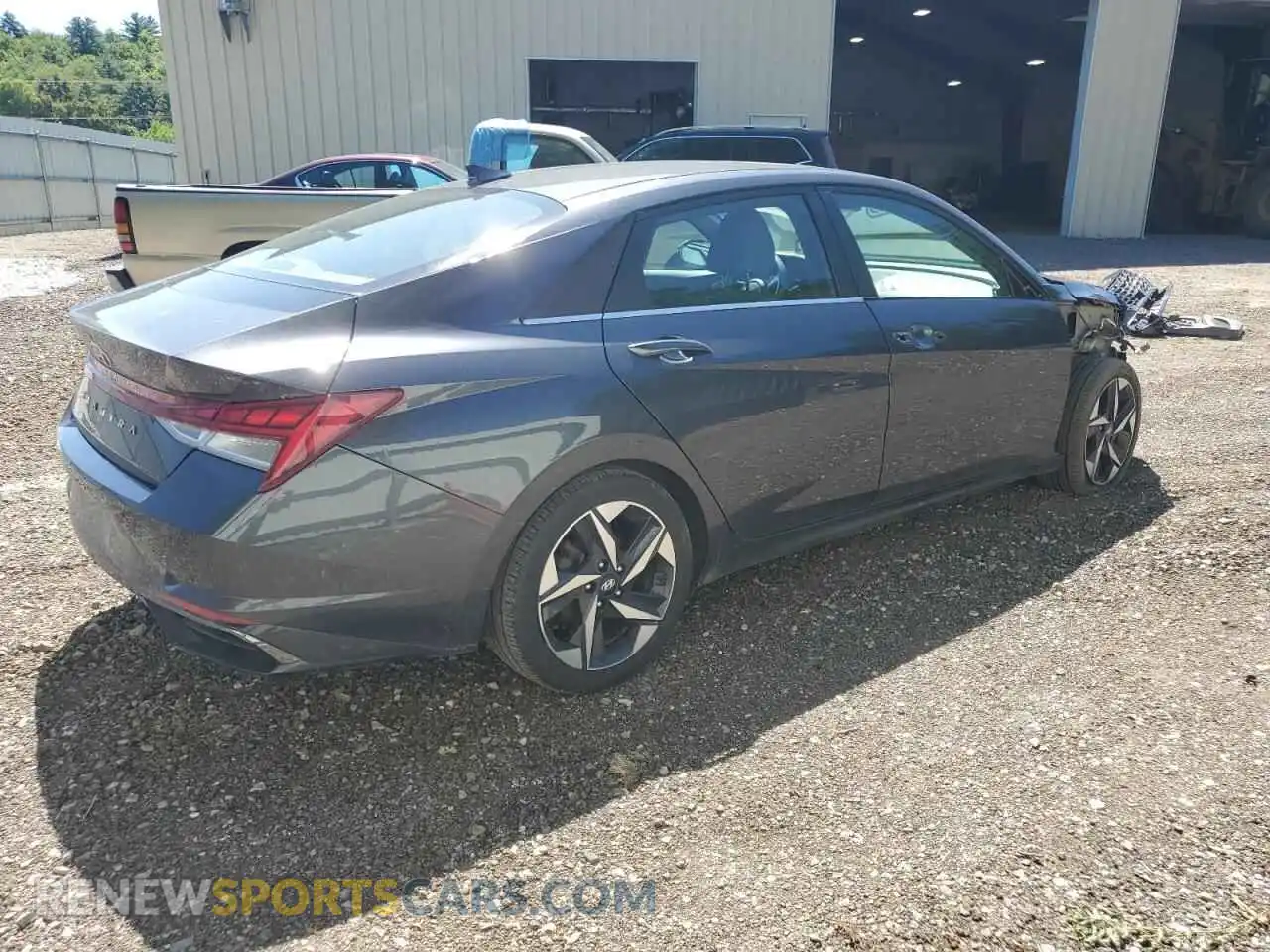 3 Photograph of a damaged car 5NPLN4AG6MH011885 HYUNDAI ELANTRA 2021