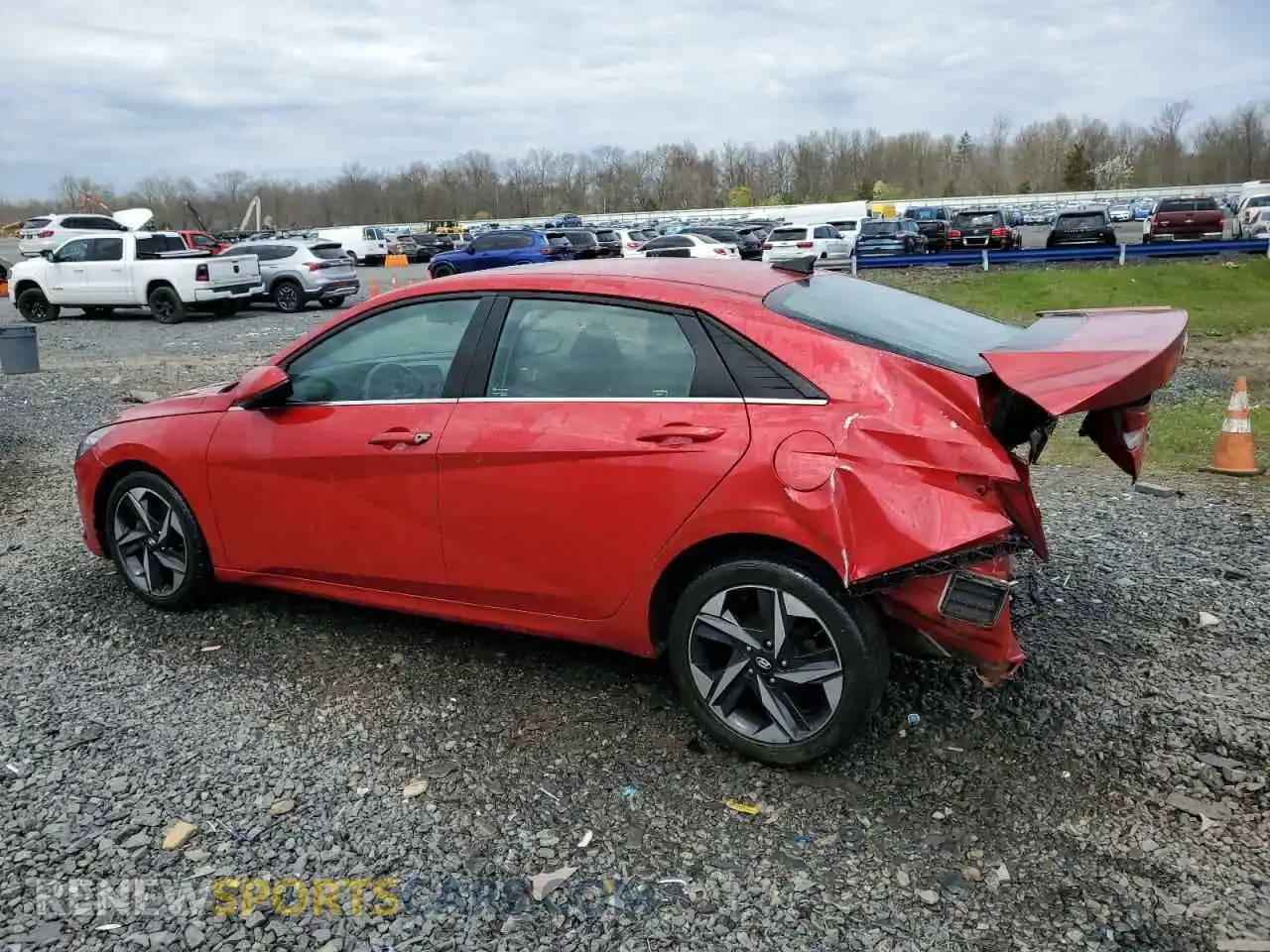 2 Photograph of a damaged car 5NPLN4AG6MH026919 HYUNDAI ELANTRA 2021