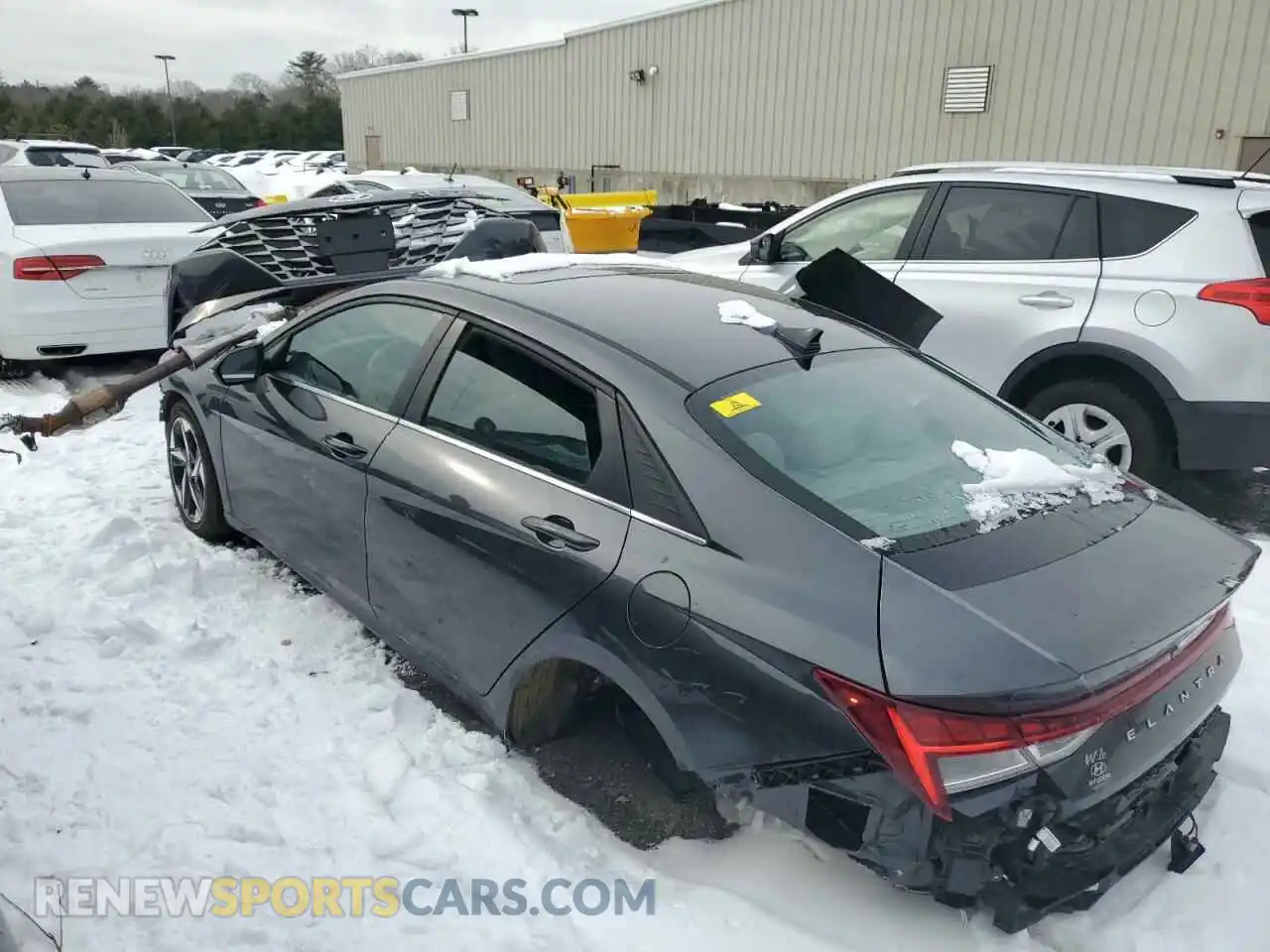 2 Photograph of a damaged car 5NPLN4AG6MH026953 HYUNDAI ELANTRA 2021