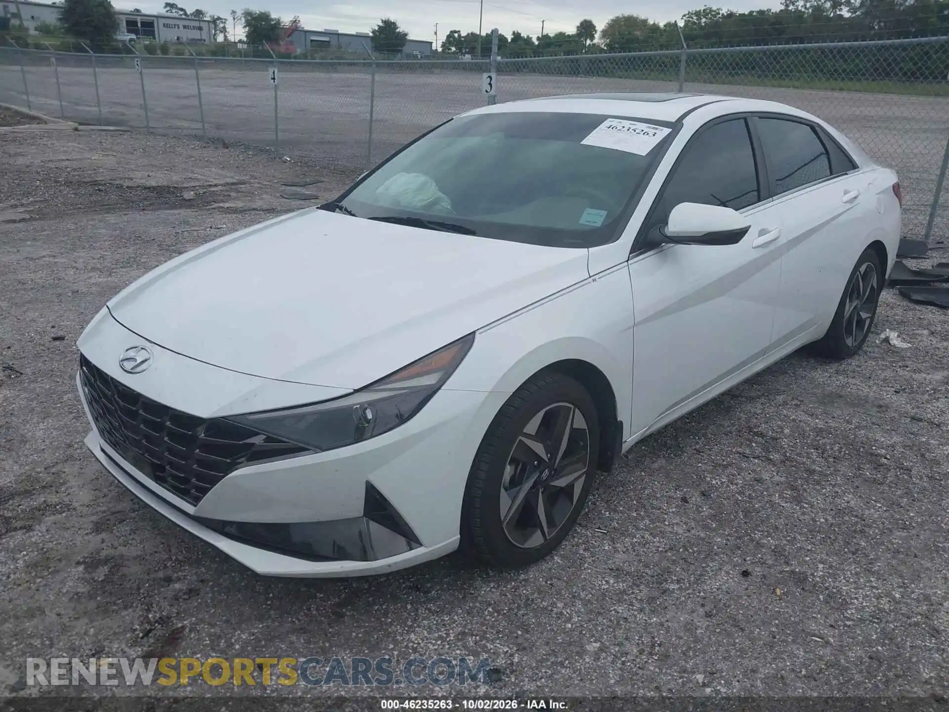 2 Photograph of a damaged car 5NPLN4AG7MH007781 HYUNDAI ELANTRA 2021