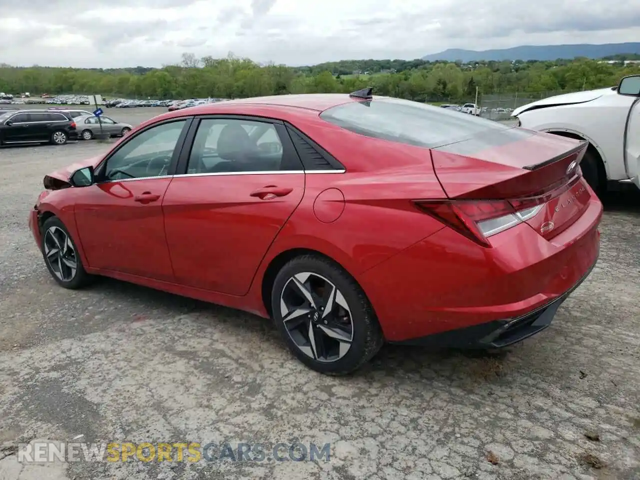 2 Photograph of a damaged car 5NPLN4AG7MH012401 HYUNDAI ELANTRA 2021