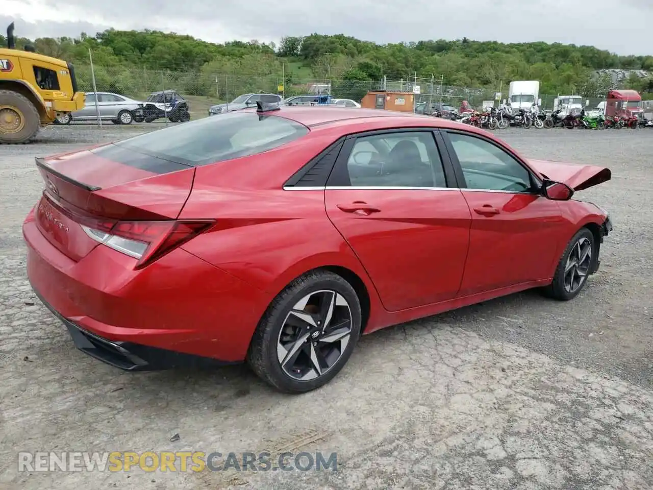 3 Photograph of a damaged car 5NPLN4AG7MH012401 HYUNDAI ELANTRA 2021