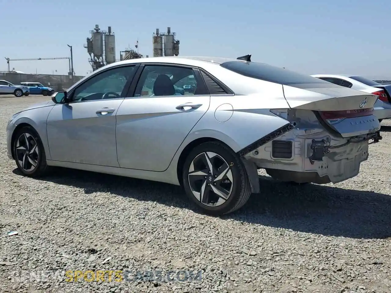 2 fotografías del automóvil dañado 5NPLN4AG7MH023852 HYUNDAI ELANTRA 2021