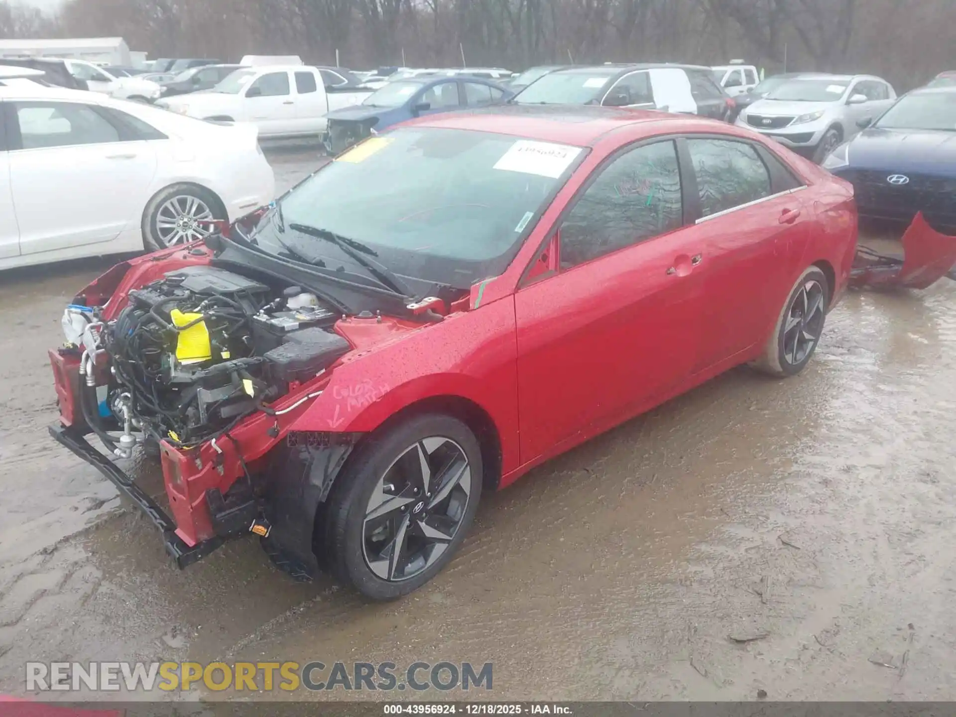 2 Photograph of a damaged car 5NPLN4AG7MH025875 HYUNDAI ELANTRA 2021